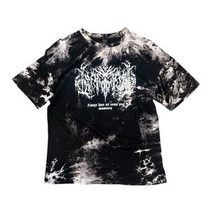Heavy metal script shirt